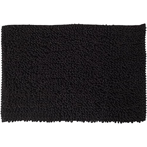Sealskin Badteppich Twist, anthrazit, 90 x 60 cm