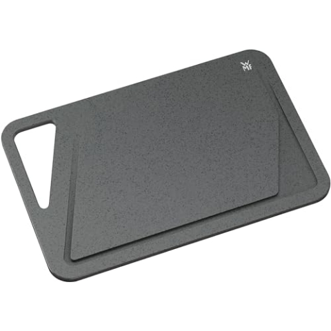 WMF Schneidebrett 45 x 30 cm, rechteckig, Kunststoff, Tranchierbrett mit Saftrillen, praktischer Griff, spülmaschinengeeignet, klingenschonend