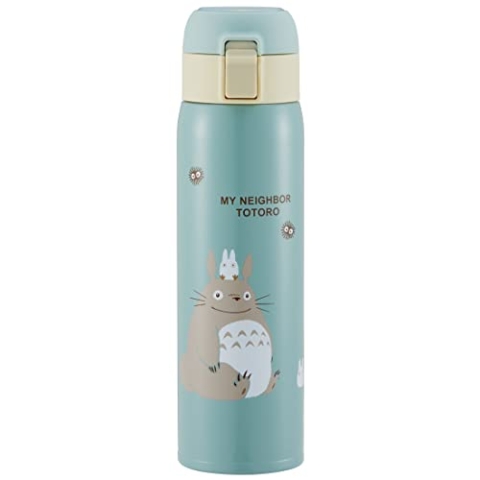 Skater STOT5-A My Neighbor Totoro Ghibli Isolierbecher, Edelstahl, 480 ml, One-Touch-Öffnung
