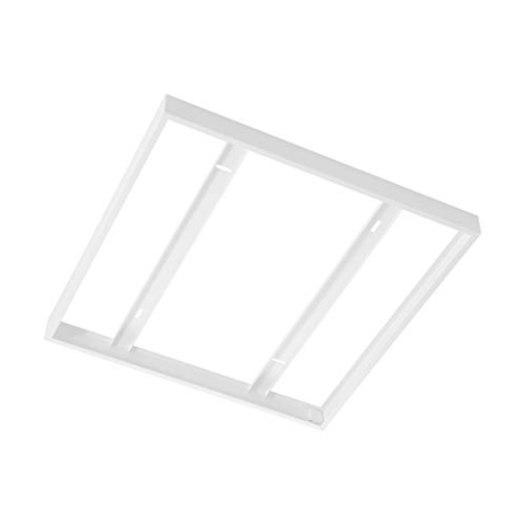 EGLO Aufbaurahmen für LED Panel Salobrena 1, Zubehör-Rahmen aus Metall in Weiß, L x B 62,8 cm