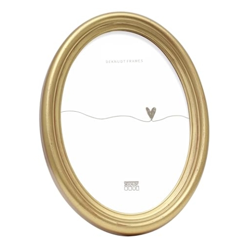 Bilderrahmen Oval Farbe: Gold, Gre (Bild): 24 Cm H X 18 Cm B