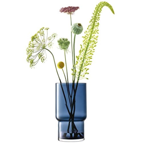 LSA Utility Vase/Sturmlaterne H30cm Saphirblau, Blau