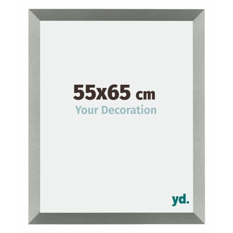 yd. Your Decoration - Bilderrahmen 55x65 cm - Champagner - Billderrahmen aus MDF mit Acrylglas - Antireflex - 55x65 Rahmen - Mura