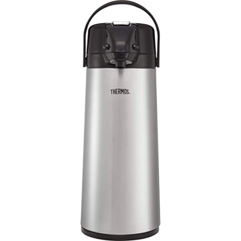 Thermos TPL2500 Pumptopf, Edelstahl, Schwarz, Einzelpackung