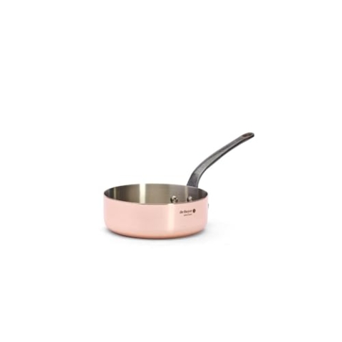 De Buyer Gerade Sauteuse, Kupfer, orange, 16 cm