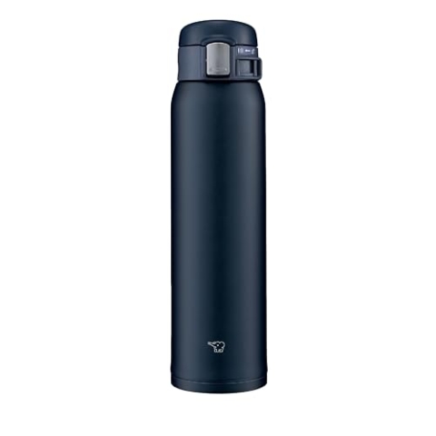 Zojirushi Zojirushi SM-SF60-AD Wasserflasche direkt trinken [One-Touch-Öffnung] Edelstahlbecher 600 ml, Marineblau