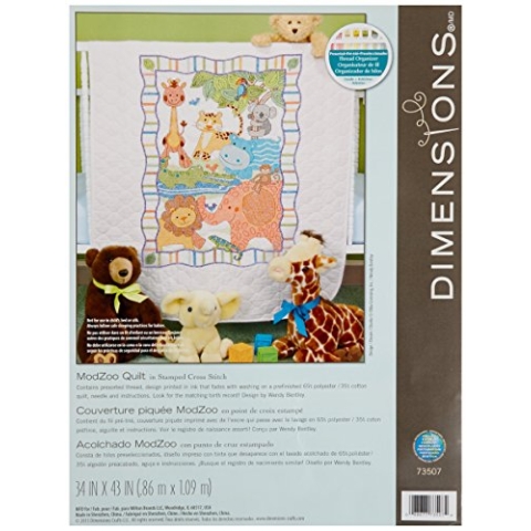DIMENSIONS Quilt MOD Zoo, Cotton, Multi-Colour