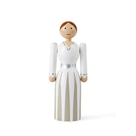 Kay Bojesen Braut Figur aus Buchenholz gefertigt, Farbe: Weiss, Maße: 7 x 17 x 5 cm, 39328