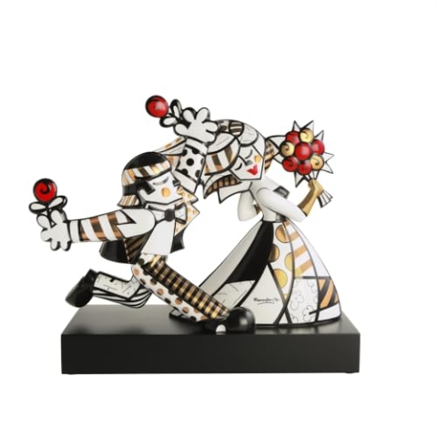 Figur Golden Follow Me Romero Britto - Pop Art