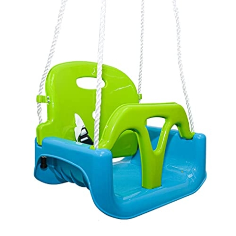 LittleTom 3-in-1 Babyschaukel Outdoor ab 6 Monate - 40x43x33 Gartenschaukel Baby Schaukel Kleinkinder Outdoor Spielzeug - Babyschaukel Sitz Balkon Schaukel Garten Kinderschaukel für Schaukel Gerüst