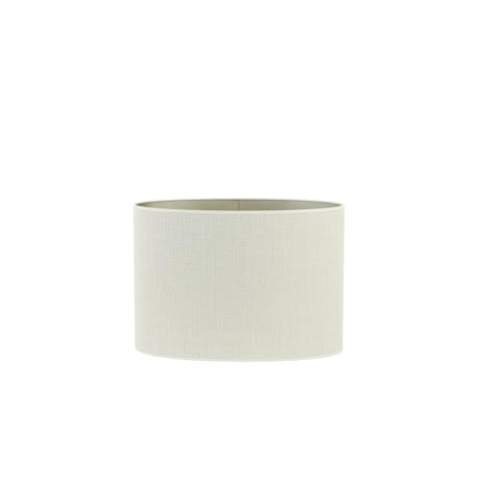 Light & Living Lampenschirm oval Saverna - Eiweiß - 45x21x32cm