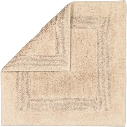 Cawö Home Badteppiche Luxus Badteppich 1000 Sand - 375 60x60 cm