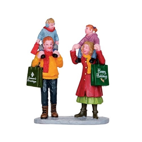 Lemax Christmas Village Family Christmas Shopping - 22022