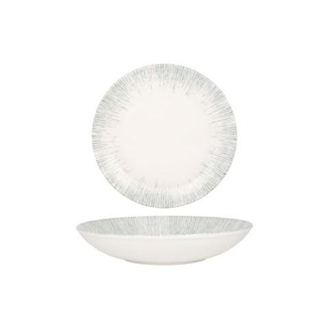 Bonna Tiefe Teller - Iris - Porzellan - 25 cm 1300 cc - 6er Set