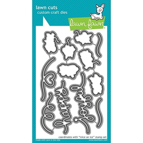 Lawn Fawn, Lawn cuts/Stanzschablone, mice on Ice