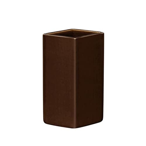 Iittala 1051701 Ruutu Vase, Keramik, braun, 180 mm