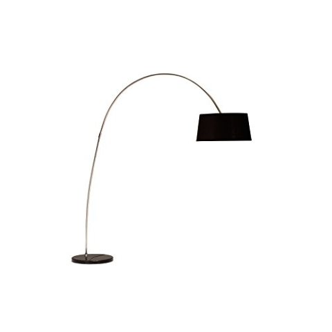 Invicta Interior 10013584 Design Stehleuchte FORMA Schwarz Gold Bogenlampe Bogenleuchte
