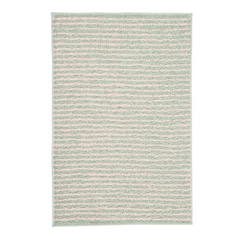 Kleine Wolke Badteppich Amalia, Farbe: Eucalyptus, Material: 100% Baumwolle, Größe: 60x 90 cm