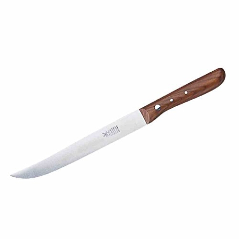 Windmühlen Küchenmesser Rückenspitz 18,2cm, rostfrei, Holz, braun, 41.2 x 8.6 x 3 cm