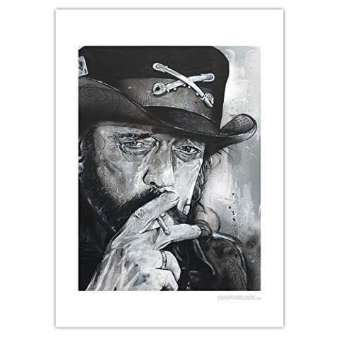 Lemmy Kilmister, Motörhead Druck (50x70cm) *ungerahmt