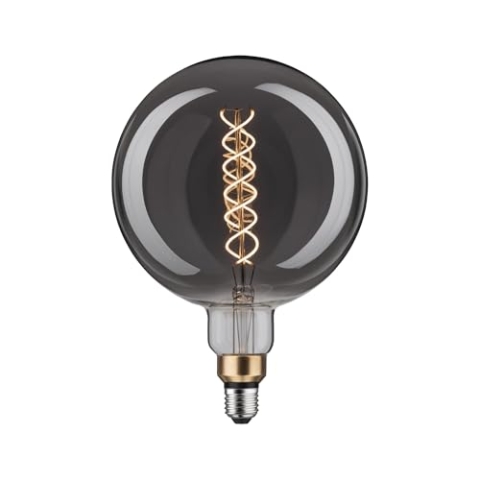 Paulmann 28859 LED Lampe 1879 BigGlobe Filament 170lm 7 Watt dimmbar Rauchglas Vintage 1800 K E27 Leuchtmittel