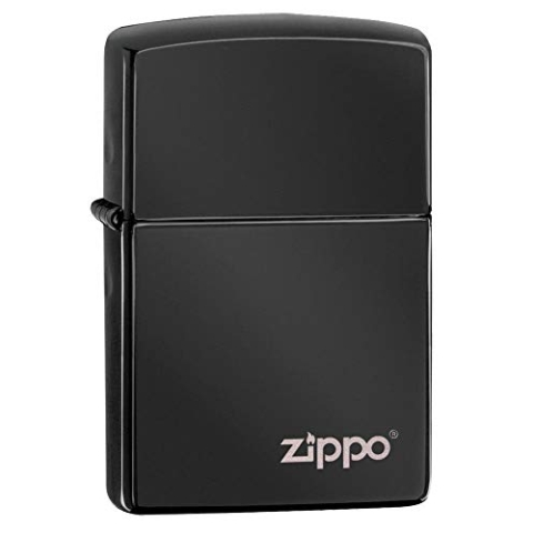Zippo 2001727 Feuerzeug 24756 Ebony with Logo