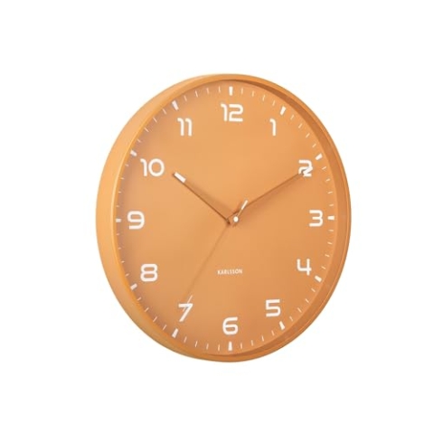 Wall Clock Orgullo Ochre Yellow