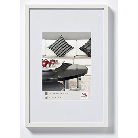 walther design Bilderrahmen weiss 59,4 x 84 cm (DIN A1)Aluminium Chair Alurahmen AJ684W, Weiß