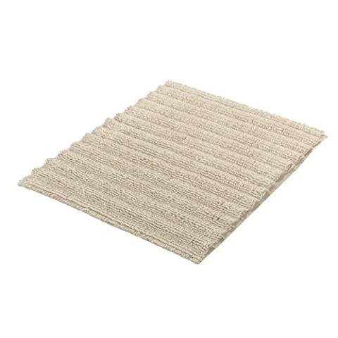Kleine Wolke Badteppich Yara, Farbe: Natur, Material: 100% Baumwolle, Größe: 50x 60 cm