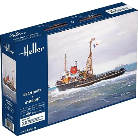 Heller 85602 JEAN BART + UTRECHT Twinset 1/200