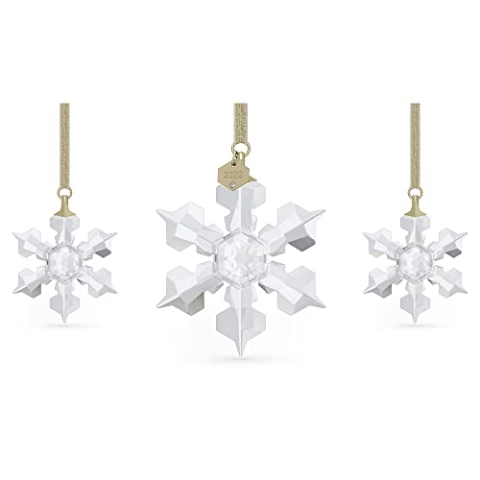 Swarovski Annual Edition 2022 Ornament Set, Dekoration aus Strahlenden Swarovski Kristallen zum Aufhängen