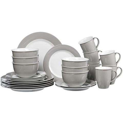 Ritzenhoff & Breker Kombiset Doppio, 24-teilig, Grau