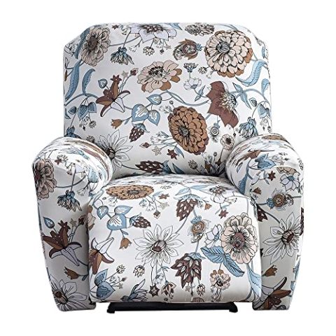 Meigeh Sessel überzug Liegebezüge Stretch Sesselschoner relaxsessel Sesselbezüge 4 Stück Liegeschutz Sesselbezug husse für Relaxsessel König Whyte