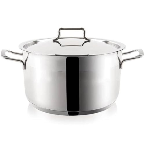 Kochtopf Stahltopf Topf mit Deckel 30 cm 8,5 L ANETT