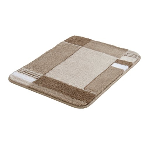 Kleine Wolke 7258271313 Badteppich Padova, 50 x 65 cm, taupe