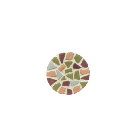 Little Creations mosaik Untersetzer Pastell 4 Stück, mit Halter aus Holz | Komplettes DIY Bastelset Erwachsene | Kreativ mosaik Untersetzer basteln | Vielseitiger Untersetzer