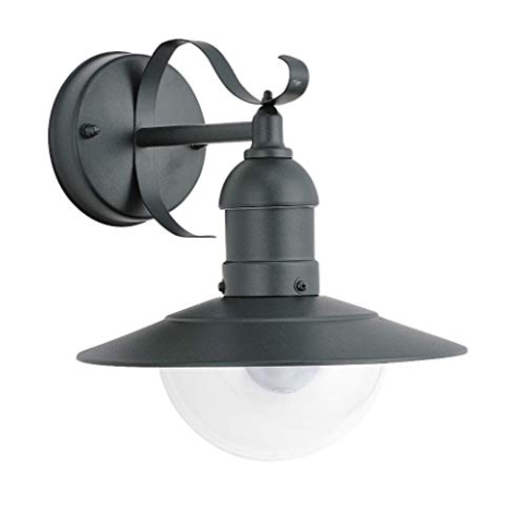 RABALUX 8682, Oslo Wandleuchte, Metall, 60 watts, E27, Grün, 28 x 24 x 28 cm