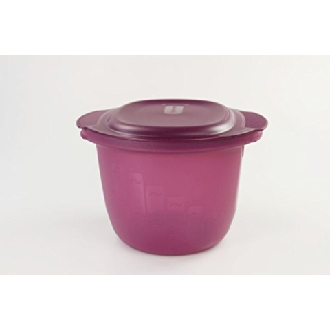 TUPPERWARE Mikrowelle Pasta-Meister 3,0 L Lila rund Nudelkocher Pasta Maker