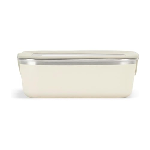 Klean Kanteen Rise Lunch Box Brotdose aus Edelstahl in der Farbe Tofu, auslaufsicher, 592ml, 1010621