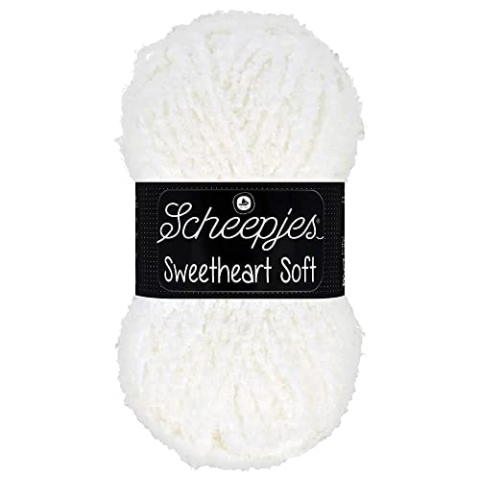 Scheepjes - Scheepjes 001 Sweetheart Soft Garn - 10x100g