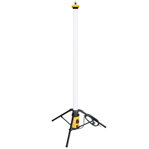 LED's work 0310842 LED-Baustrahler 360° mit Steckdose 100W kaltweiß IK08 5m Zuleitung IP54