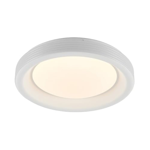 Lindby LED Deckenleuchte Inarum dimmbar mit Leselampe (Modern) in Weiß (1 flammig,) - Lampe Deckenlampe Wohnzimmerleuchte