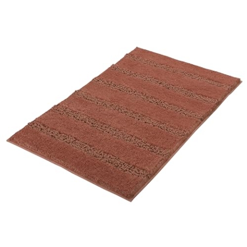 Kleine Wolke Badteppich, Polyester, Terracotta, 60x100cm