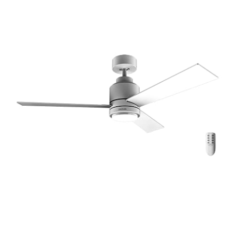 Cecotec Deckenventilator mit Licht EnergySilence Aero 4850. 30 W, Durchmesser 48 Zoll mit 3 Flügeln, Fernbedienung, DC-Motor, 6 Geschwindigkeiten, Winter-Sommer-Modus und natürliche Breeze