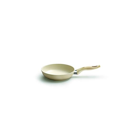 Kelomat, 1829-363, Pfanne rund 20cm, CERAMIC INDUCTION BEIGE, Durchmesser 20 cm, Edelstahl, Keramikbeschichtung, beige