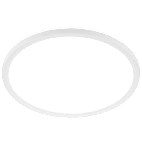 BRILONER - LED Deckenlampe mit indirektem Licht, flach, neutralweiße Lichtfarbe, Lampe, Deckenleuchte, Wohnzimmerlampe, LED Panel, Küchenlampe, Deckenbeleuchtung, Flur, 48x3 cm, Weiß