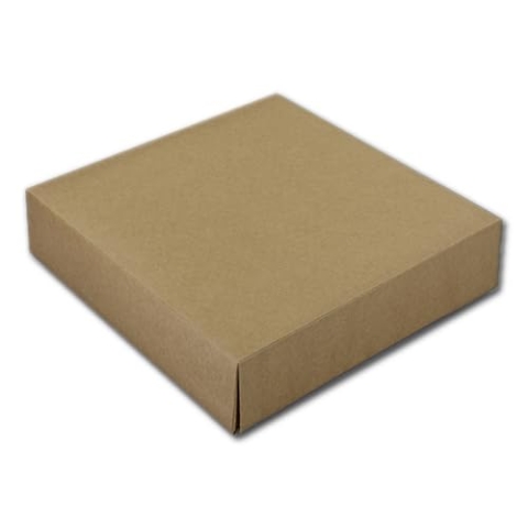 BrandNewCake® Kuchenbox - 21x21x5 cm - Karton Tortenbox - 50 Stück - Braun - Ideal für Kuchen und Torten
