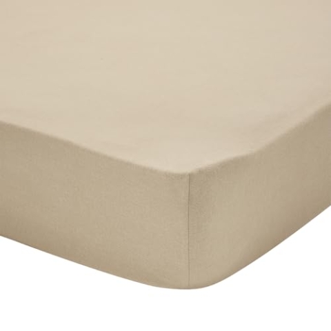 Spannbettlaken, Frisson Sesame, 140 x 200 cm, Spannhöhe 30 cm. Essix