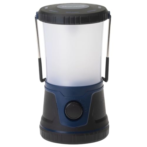 Skandika Campinglampe Talvik | LED-Lampe, 1500 Lumen, aufladbar, 4400 mAh, stufenlos dimmbar, Powerbankfunktion | Lampe für Camping, Outdoor, Wandern Notfallleuchte