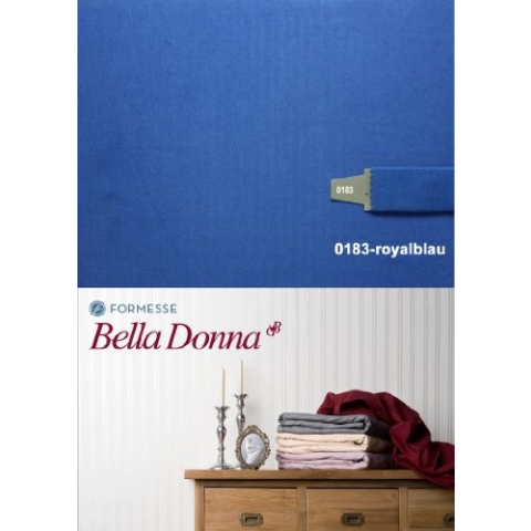 Bella Donna Jersey Spannbettlaken 120/200-130/220 Royalblau (0183)